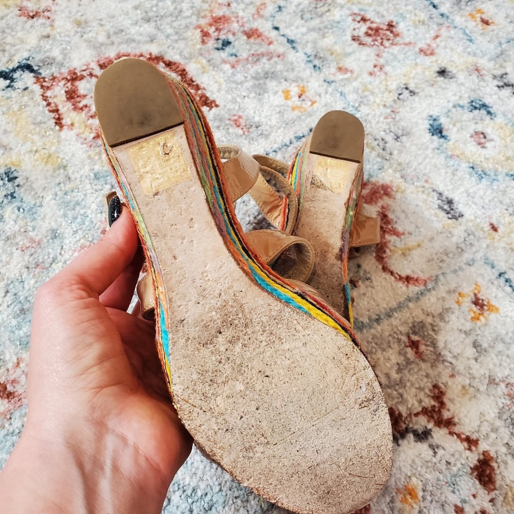 Kate Spade Rainbow Wedge Espadrilles - Picture 3 of 4